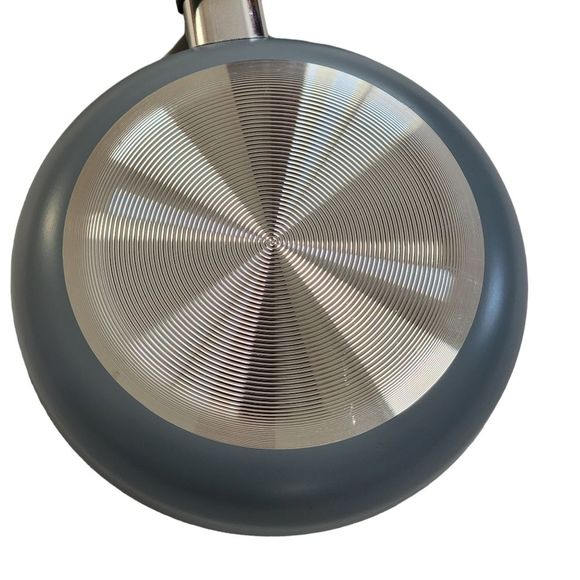 BKLYN Steel Mini Round Nonstick Fry Pan And Nylon Slotted Turner Set Cookware - Picture 3 of 6